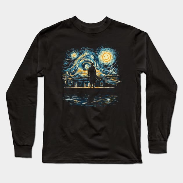 Vangogh Style Long Sleeve T-Shirt by Nature